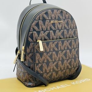 Michael Kors Medium Adina Backpack Black & Brown